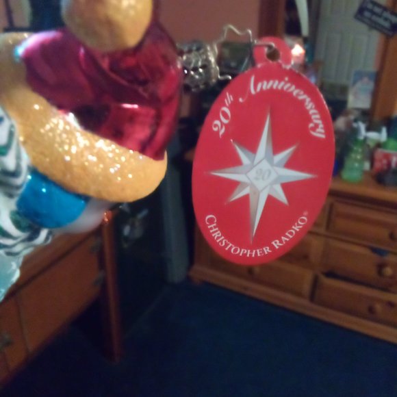 20th Anniversary Snowman CHUBBY CHEER Ornament - Picture 3 of 7